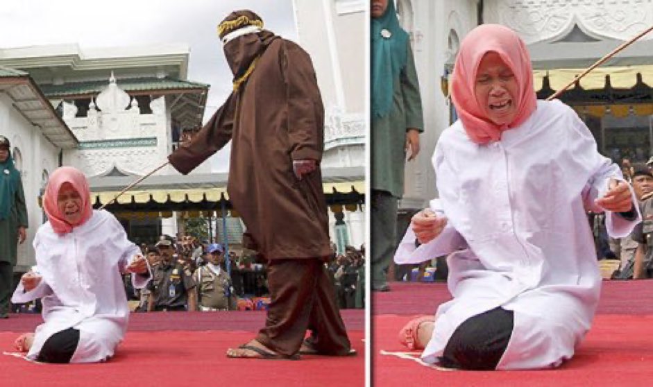 A woman enjoying her life under sharia law