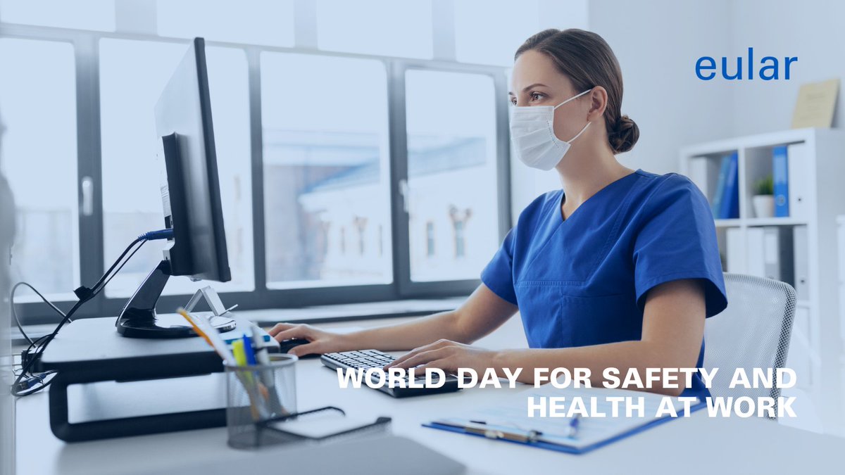 🌍Today is World Day for #SafetyandHealthatWork!
🙋‍♀️Let´s prioritise creating a safe and healthy work environment for all.
🏢Everyone should feel secure and supported at their workplace.
🤝Let´s promote well-being and prevent accidents!

<a href="/EU_OSHA/">EU-OSHA 🇪🇺</a>

#EULAR #eularADVOCACY