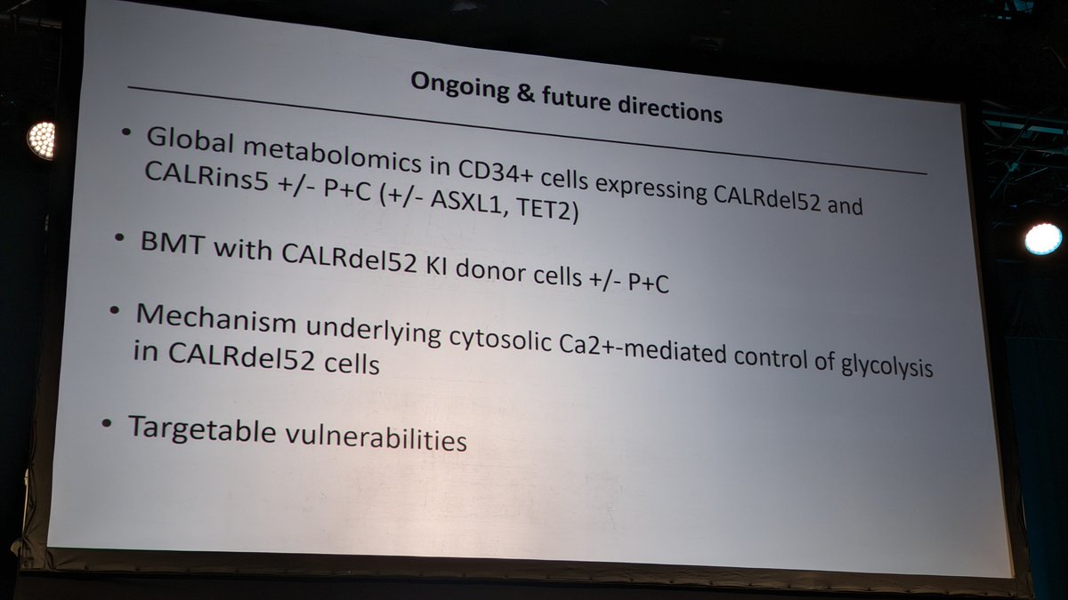 A lovely review and great data on the mechanisms of transformation by #CALR mutation by Dr Shannon Elf @TheElfLab . 

#ESHMPN2024 #ESHCONFERENCES #MPNsm
#MPNResearch #BCL @MPN_Hub @MPN_RF
@oncodaily @nsarellano9