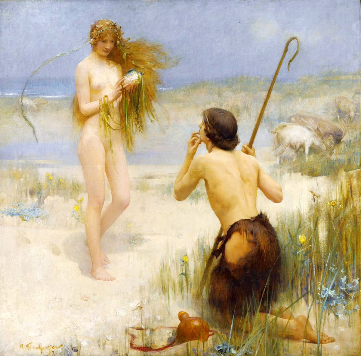 The Sea-Maiden — Arthur Hacker