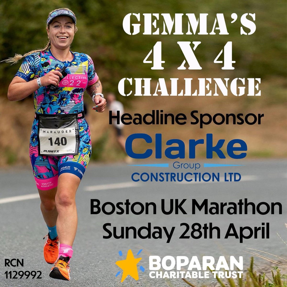 Good luck to our superhero fundraiser Gemma Scott who is taking on the second of her 4x4 marathon challenges today!!! 🏃‍♀️ A massive thank you to <a href="/ClarkeGroup1/">Clarke Group Ltd</a> for sponsoring this leg of the challenge. Get behind and support Gemma, for sponsorship opportunities DM.