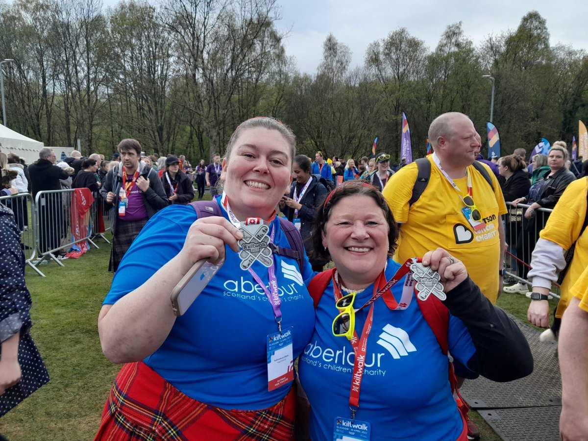 Good luck to all our wonderful supporters taking part in the #GlasgowKilkwalk today! The money raised from the Kiltwalk means so much to us and the families we support. With your help, we can be there for families now, and for as long as they need us. #Kilkwalk2024