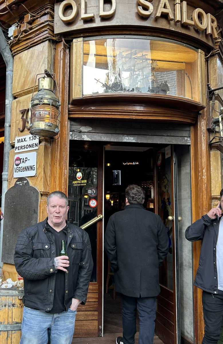 Amsterdam Kings Day for much needed R&R, first used this fine establishment as a young sailor. Young, dumb & full of optimism 😀