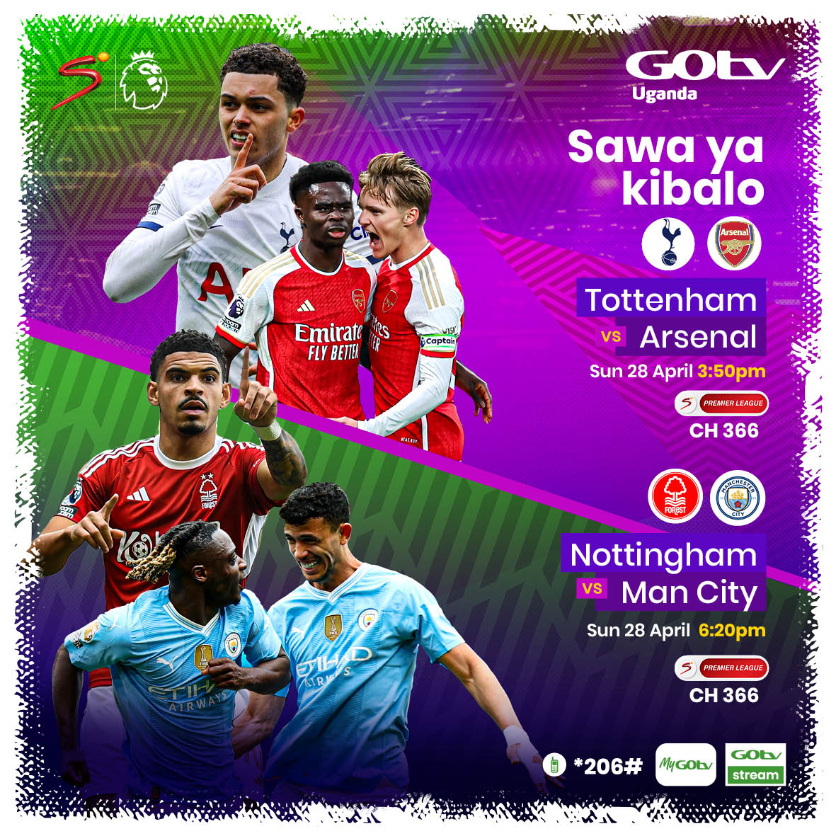 Tugende mu lutalo😅 🏆! It's hot action from the EPL on SS Premier League Ch 366 Upgrade to Supa+ using MyGOtvApp: mygotv.onelink.me/JpWQ/epl3 or dial *206# #GOtvStream #GOtvFootballMadness