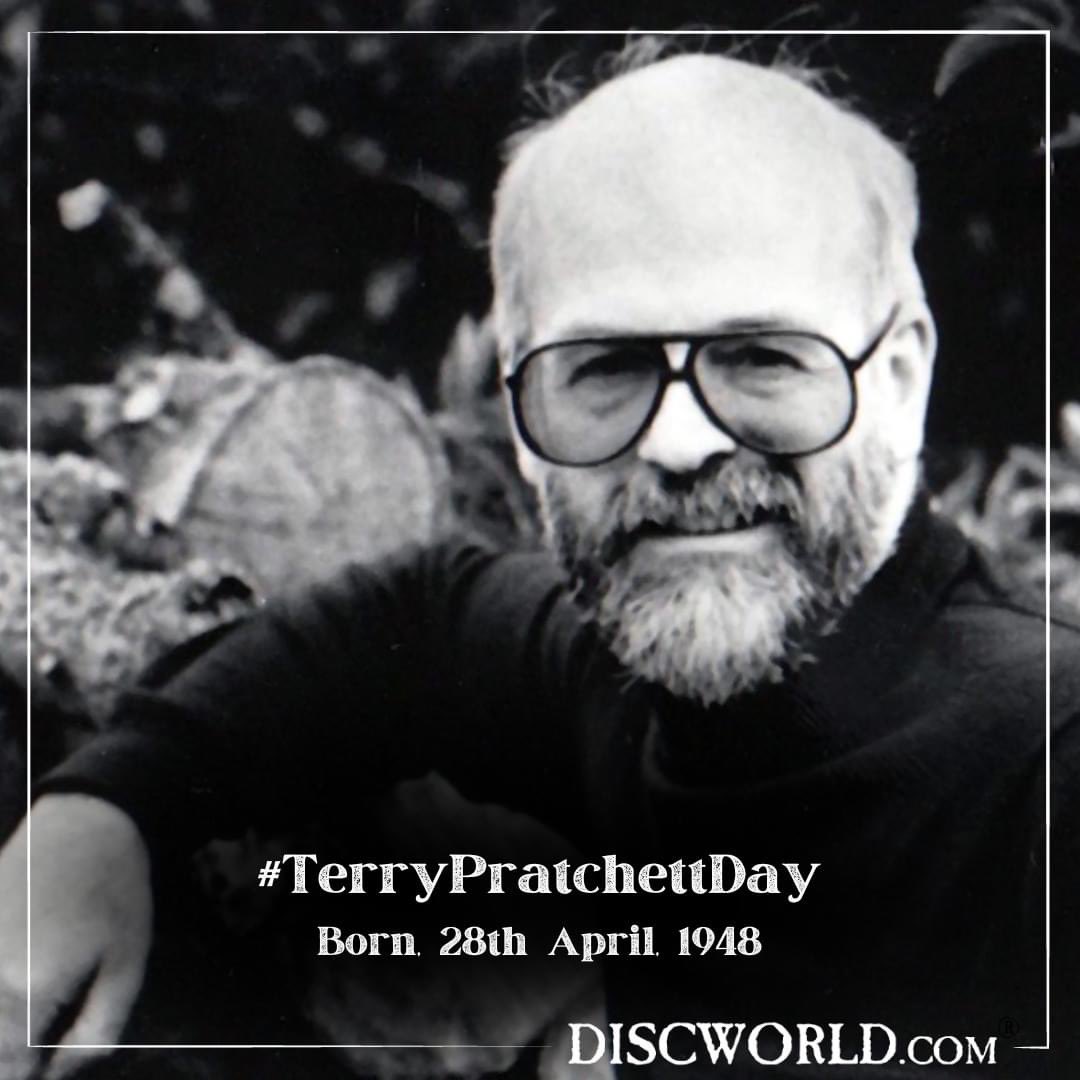 #terrypratchettday Today, #SirTerryPratchett would have turned 76. Luckily for us, he lives on in the characters and worlds he created. 'I didn’t have white hair in those days,’ said Granny. ‘Everything was a different colour in those days.’ ‘That’s true.’ ‘It didn’t rain so…