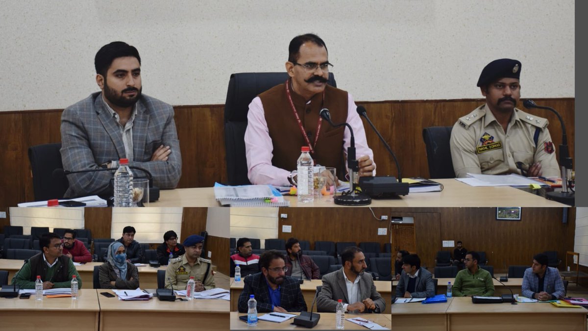 Lok Sabha Elections-2024 Expenditure Observer for Baramulla PC Shri Sita Ram Meena reviews preparations in Budgam. District Plan for expenditure monitoring, static surveillance, media monitoring & seizures discussed. @ECISVEEP @akshaylabroo @dicbudgam @BudgamPolice