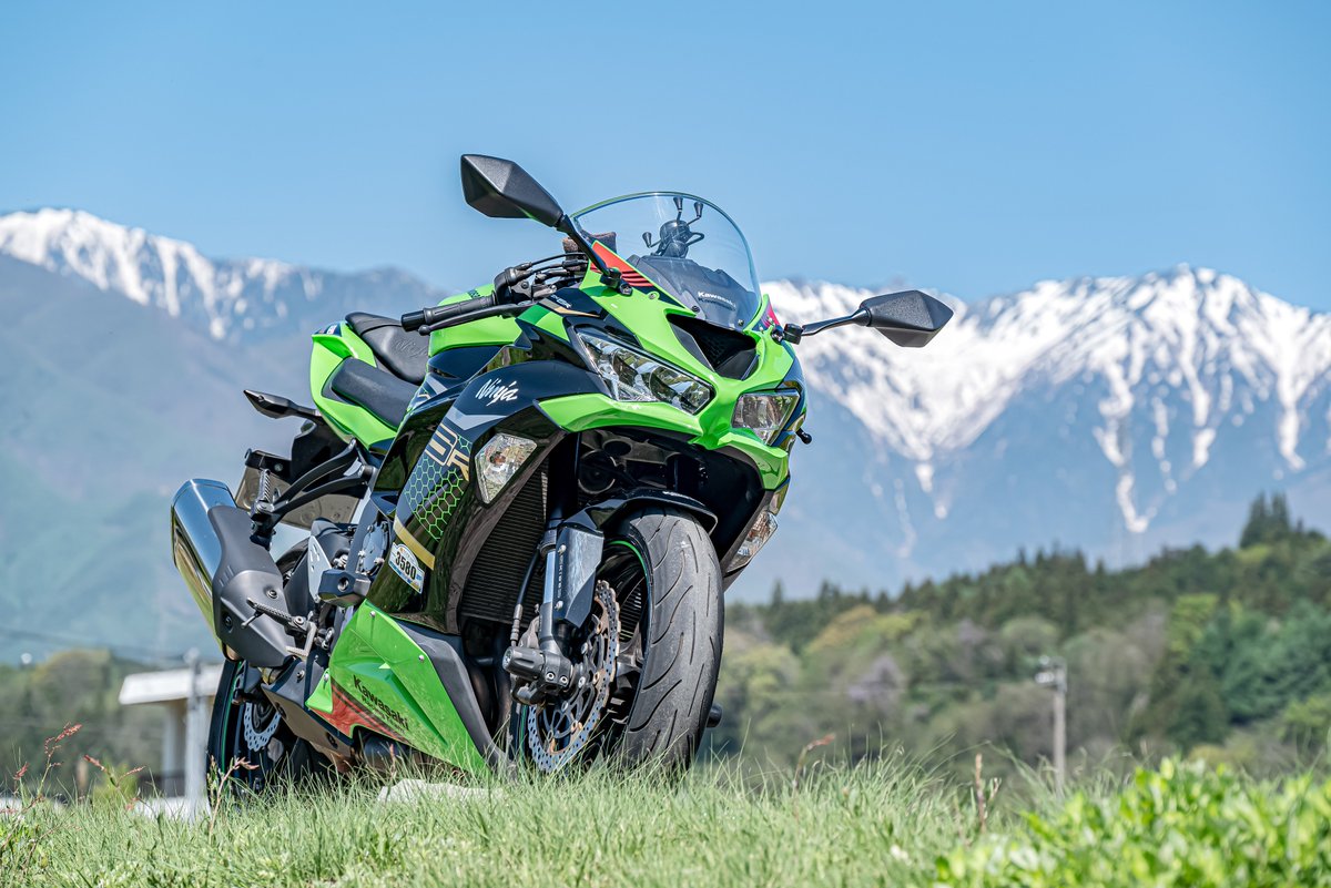 中央アルプスを背景に⛰️
超快晴！
#Nikon #Z5 #私とニコンで見た世界 #ZX6R