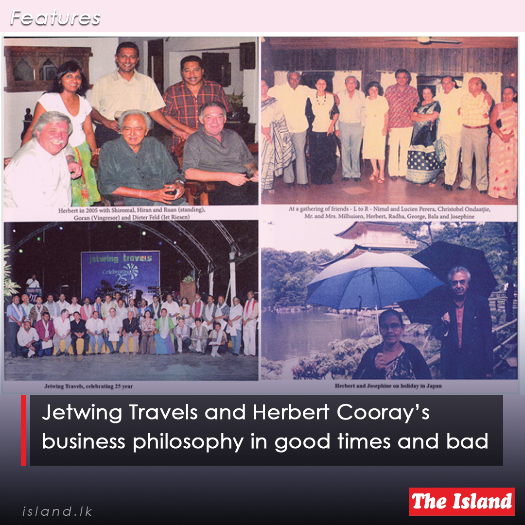 tinyurl.com/54pwt8t3

Jetwing Travels and Herbert Cooray’s business philosophy in good times and bad

#SundayIsland #TheIsland #TheIslandnewspaper #JetwingTravels #HerbertCooray #Features