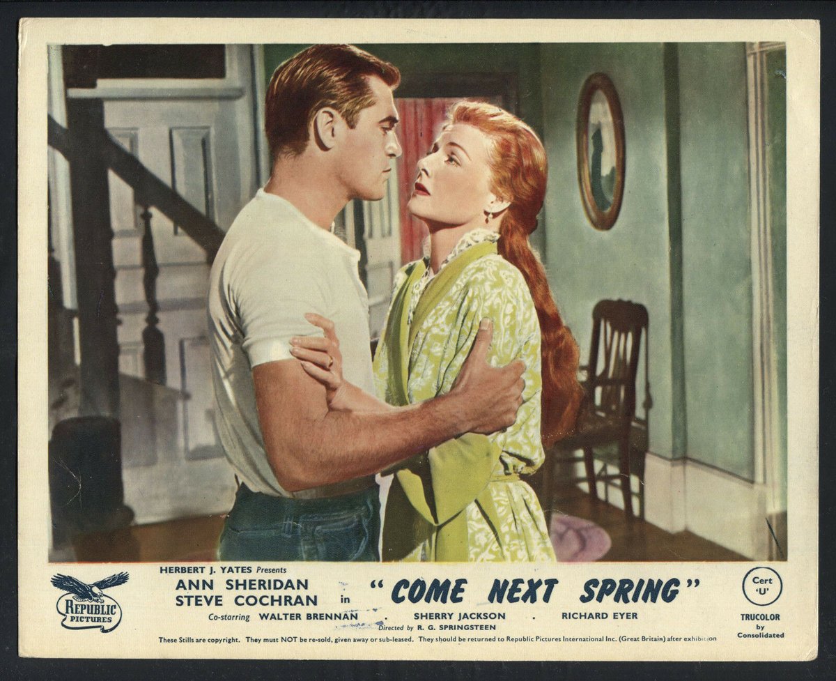 tunesville1's tweet image. #ComeNextSpring ...a gotta see film with #AnnSheridan and #SteveCochran
