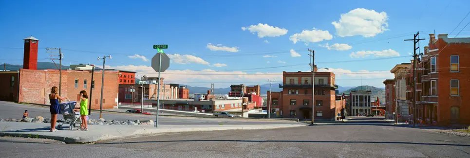 Wim Wenders • Street Corner, Butte, Montana, 2003