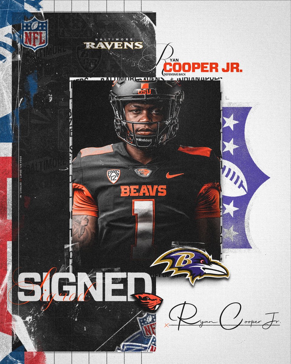 Ryan Cooper Jr. is headed to Baltimore –– @_yungcoop05 ✍️ @Ravens