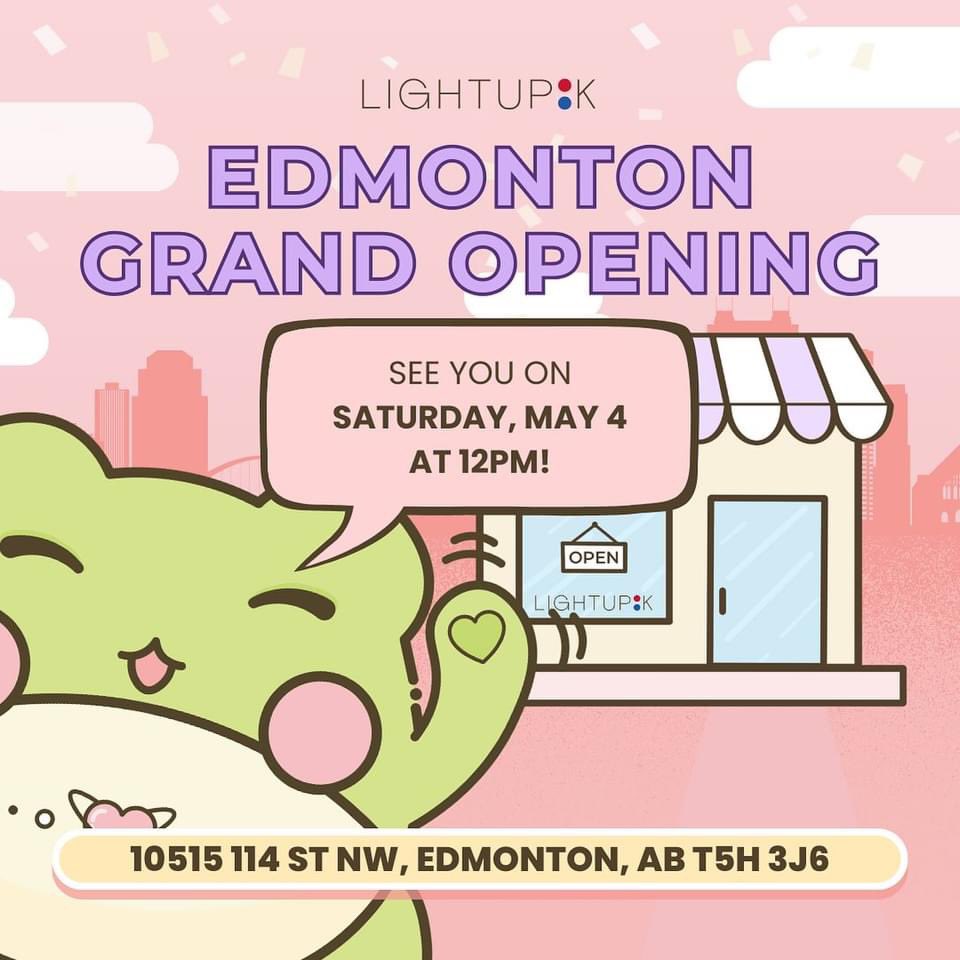 Edmonton! We can’t thank you enough for your patience during this exciting time 🙏 Our Edmonton location now has an opening date! 🤩 Join us MAY 4TH at 10515 114 St NW from 12-7pm EVERYDAY starting May 4th! We hope you’re just as excited as we are 🫶 See you there 😉