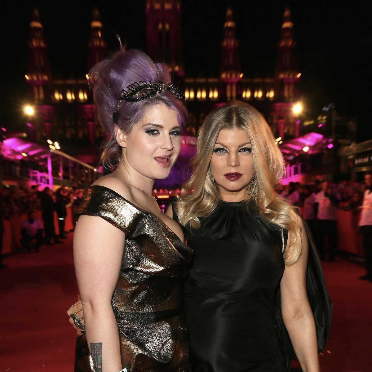 #Fergie and #KellyOsbourne attended the '#LifeBall 2013 - #MagentaCarpet Arrivals' at #CityHall on May 25, 2013 in #Vienna, #Austria.
