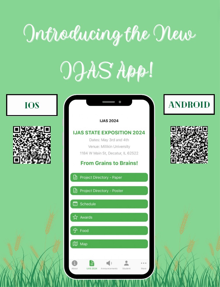 The <a href="/IJASorg/">Illinois Junior Academy of Science</a> New Apple and Android App is here! Download today for update information! The fair information right at your fingertips!