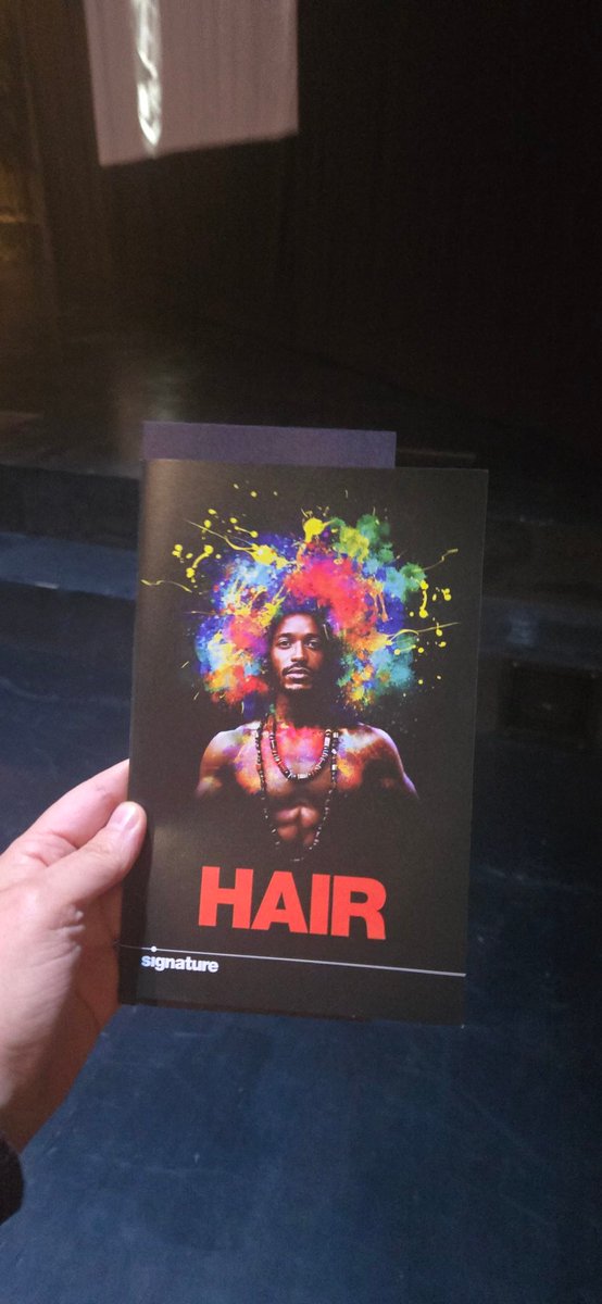 Holy shit, this show. Nothing in the world changes, does it? The final scene punched me in the face, struggling to not ugly cry in the front row. Go see it. HAIR at Signature Theatre through July 7. #SigHAIR
