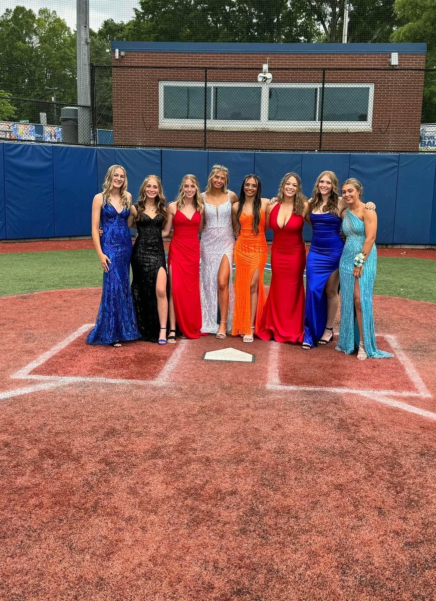 Lady Blue Devils are cleaned up and look beautiful. Enjoy the night. 🥎Ⓜ️🥎Ⓜ️🥎Ⓜ️