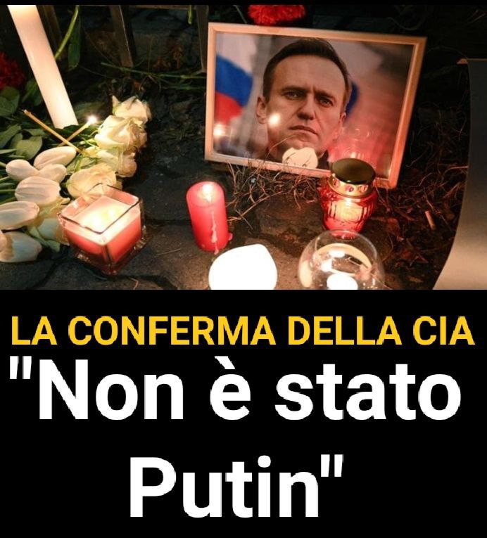 ⚠️⚠️⚠️
CLAMOROSO CIA:
“Navalny non è stato fatto ammazzare da Vladimir Putin”!
Dopo settimane di accuse,dagli Stati Uniti arriva la clamorosa smentita alla narrazione di regime costruita ad arte per far passare il dissidente da quattro soldi per un martire!
#MOVIMENTONESTI