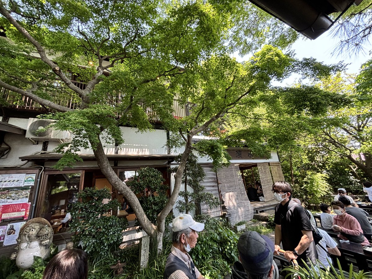 深大寺で深大寺そば🧔🏻‍♂️なうしか