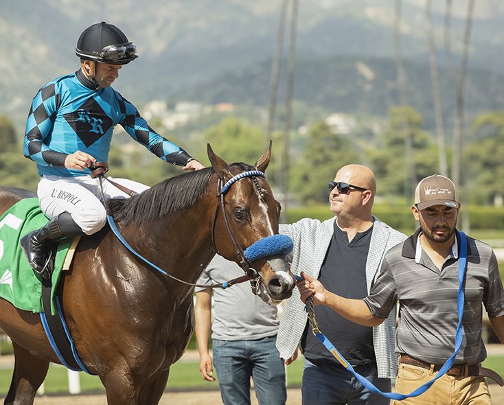 Congratulations to owners @RockinghamRanch on Top Gun Tommy’s win today @santaanitapark! #GAPRacing
