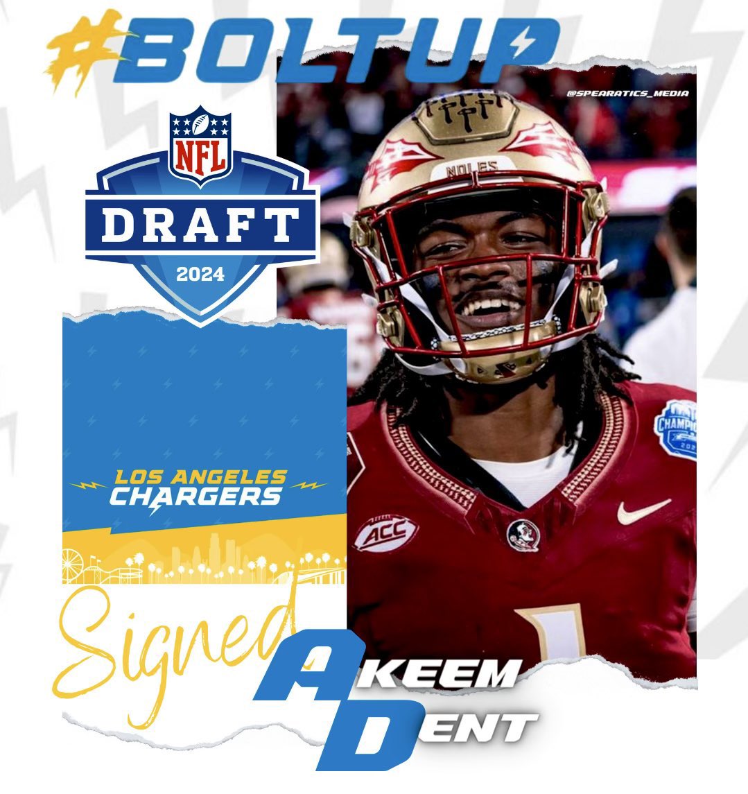 Congrats to our very own Bronco @DoItAllDent103 for signing with the Chargers!! We are so proud of you and your accomplishments. We look forward to watching you on Sundays. @PBCbroncosFBALL