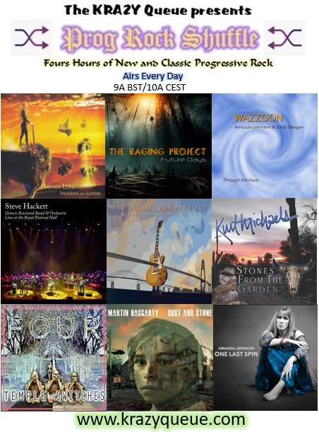 The Prog Rock Shuffle for 28th of April is in the Queue! The first 90 minutes will feature @amandalehmann25 - her music and collaborations with other great artists! Player: player.live365.com/a35765?l Playlist: krazyqueue.com/PRS.html #ProgRock #classicrock