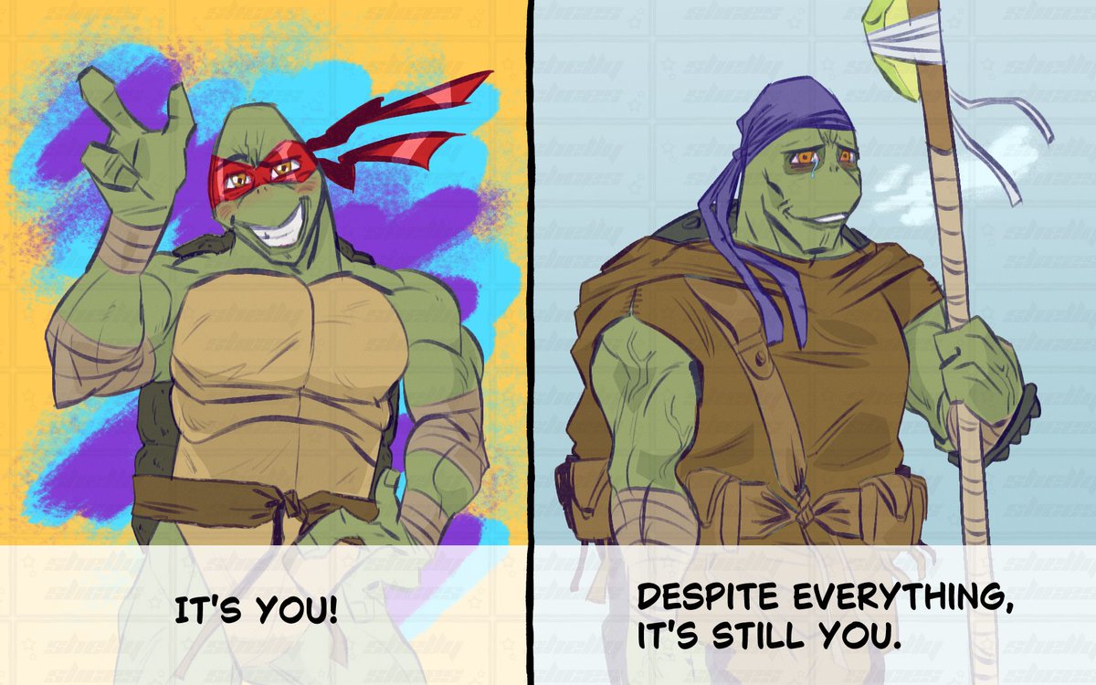 'It's You!' 
'Despite everything, it's still you.'

Thank you for so many years of IDW TMNT 💖🫶🥹
#tmnt #TheRoadTo150