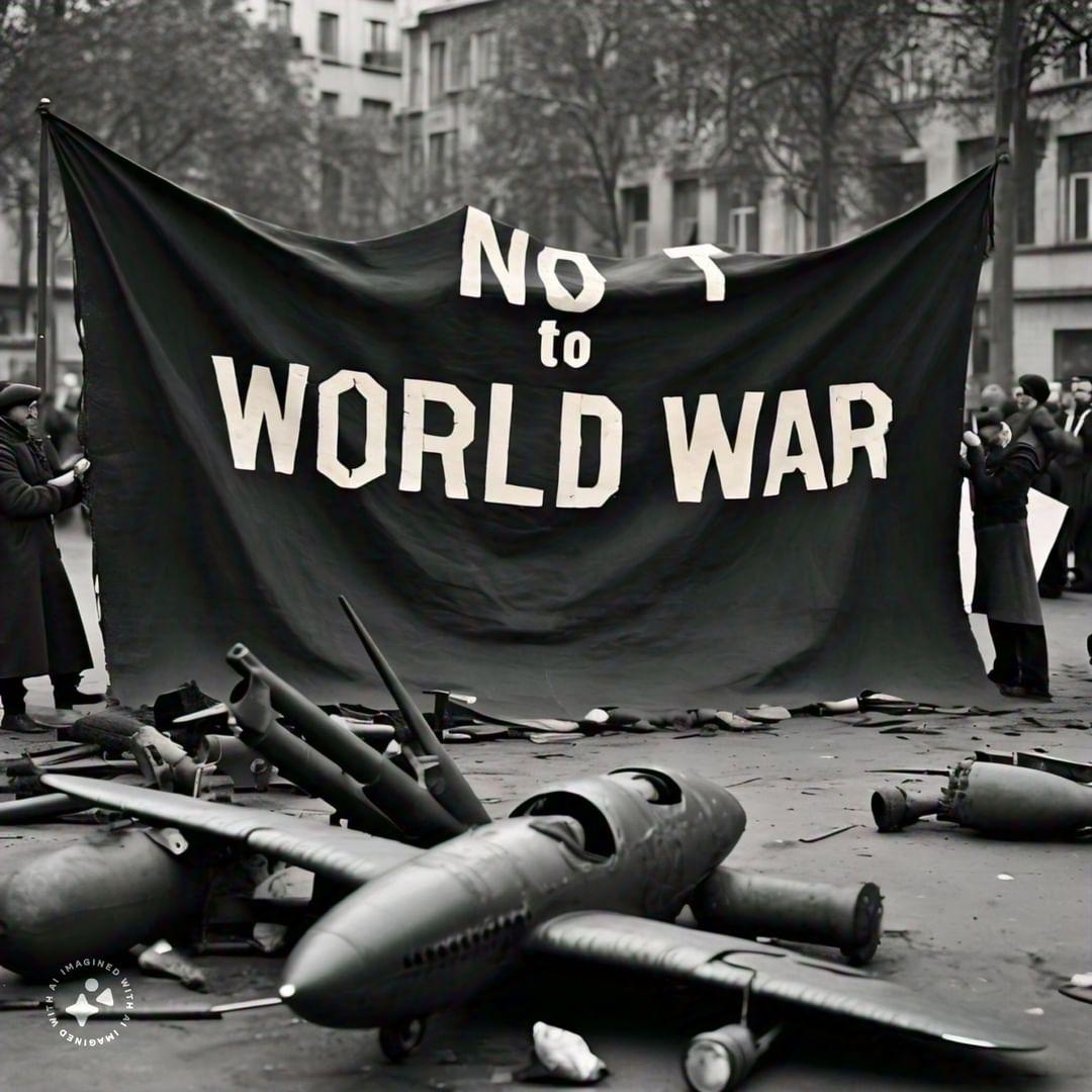 'Every action has a ripple effect. Let's choose peace to prevent the horrors of war. #StopWW3