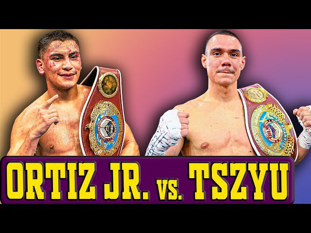 Who you all picking out of Tszyu vs Ortiz? I like Tszyu in this style match up.