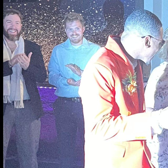 JacobWaldrip's tweet image. Just a couple of proud PopPops adoring their grandson. @JaylenPinkney25 @DustinFoley13