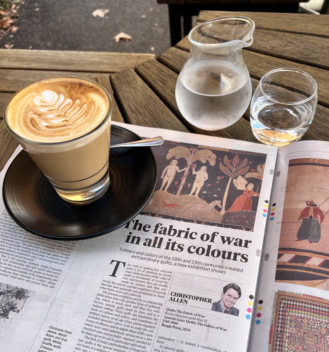 Sunday morning at a café on Maling Road in Canterbury … excellent coffee, Weekend Australian paper, slight autumn breeze … doesn’t get much better than this. #melbournecafe #sundayrelax #sundayvibes #relaxathon