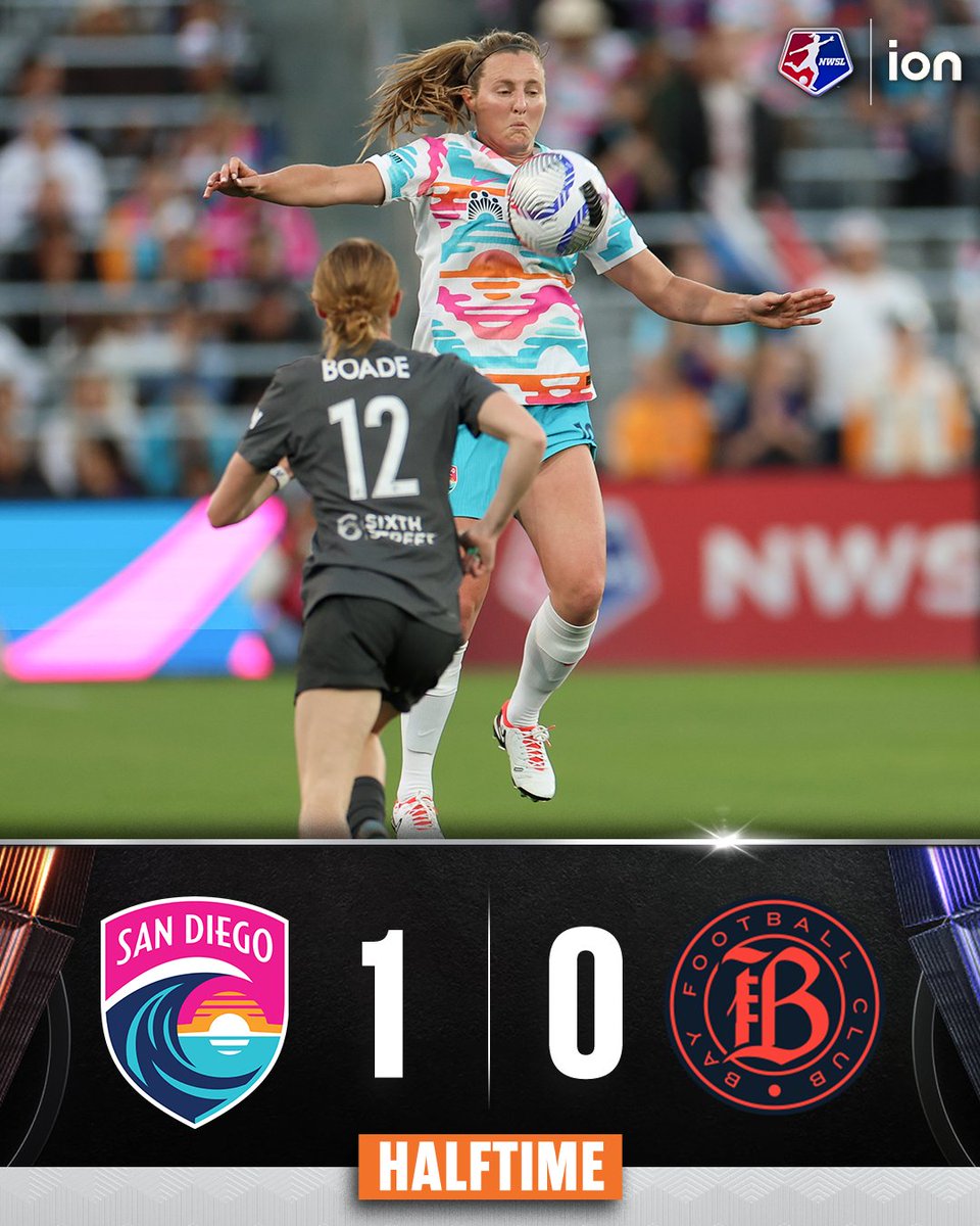 All to play for in the second half 💪

#SDvBAY | #IONNWSL