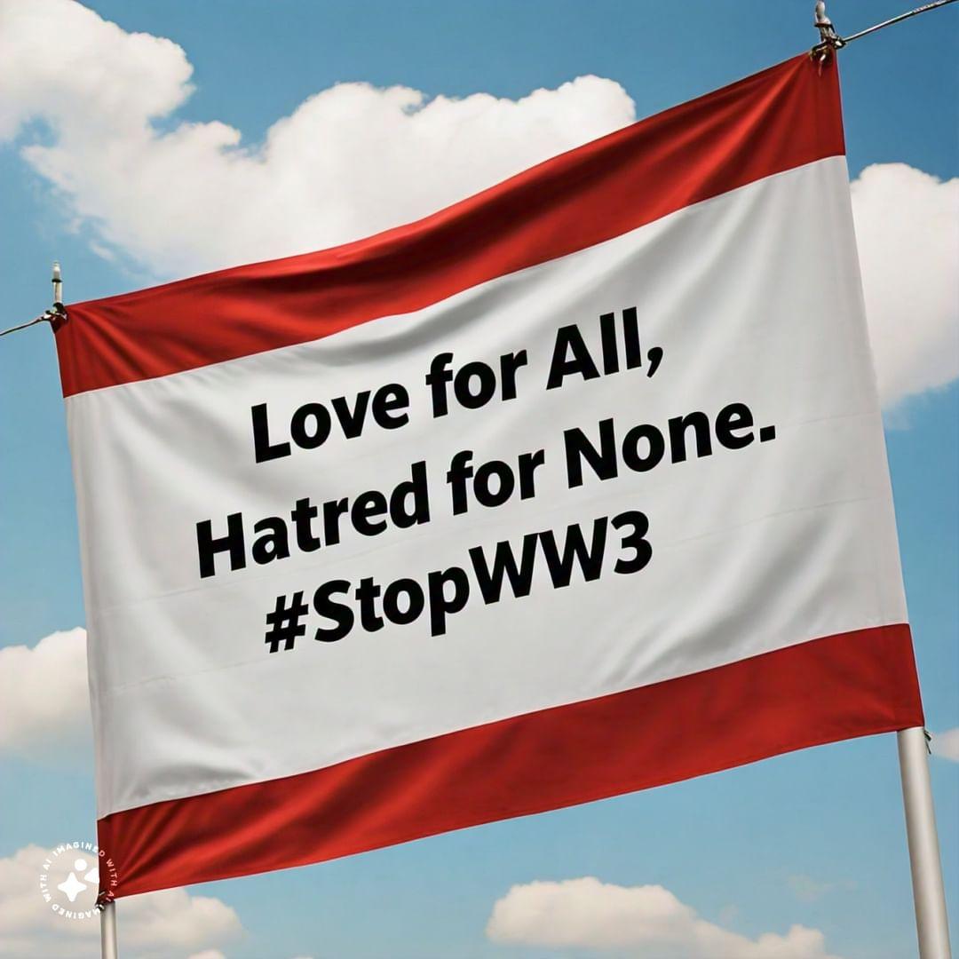 The keys to peace in a time of global disorder lie in our ability to love all and hate none. #StopWW3