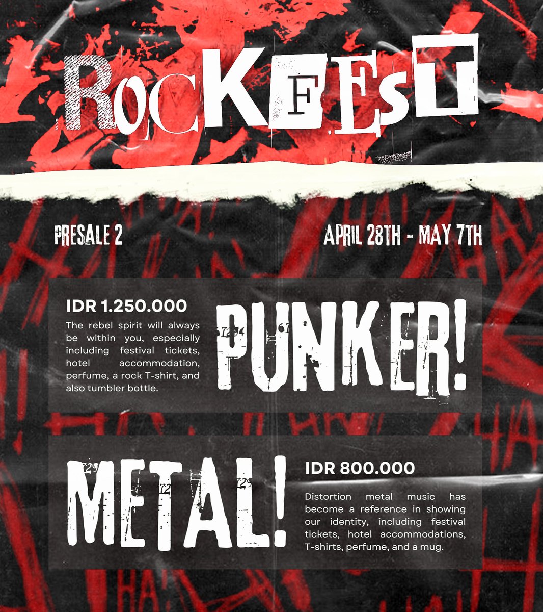 ㅤㅤ

𝗣𝗥𝗘𝗦𝗔𝗟𝗘 𝟮 This is a golden opportunity above all! Are you willing to proclaim the Requiem of Rebellion? Come and see the win by purchasing a ticket with the two options below save the world right now and Show your action! 

ㅤㅤ