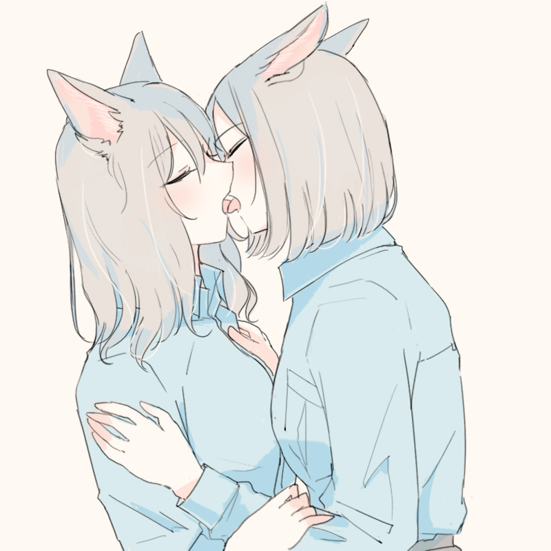 創作で青シャツけも耳百合もかいている!よろしくです!