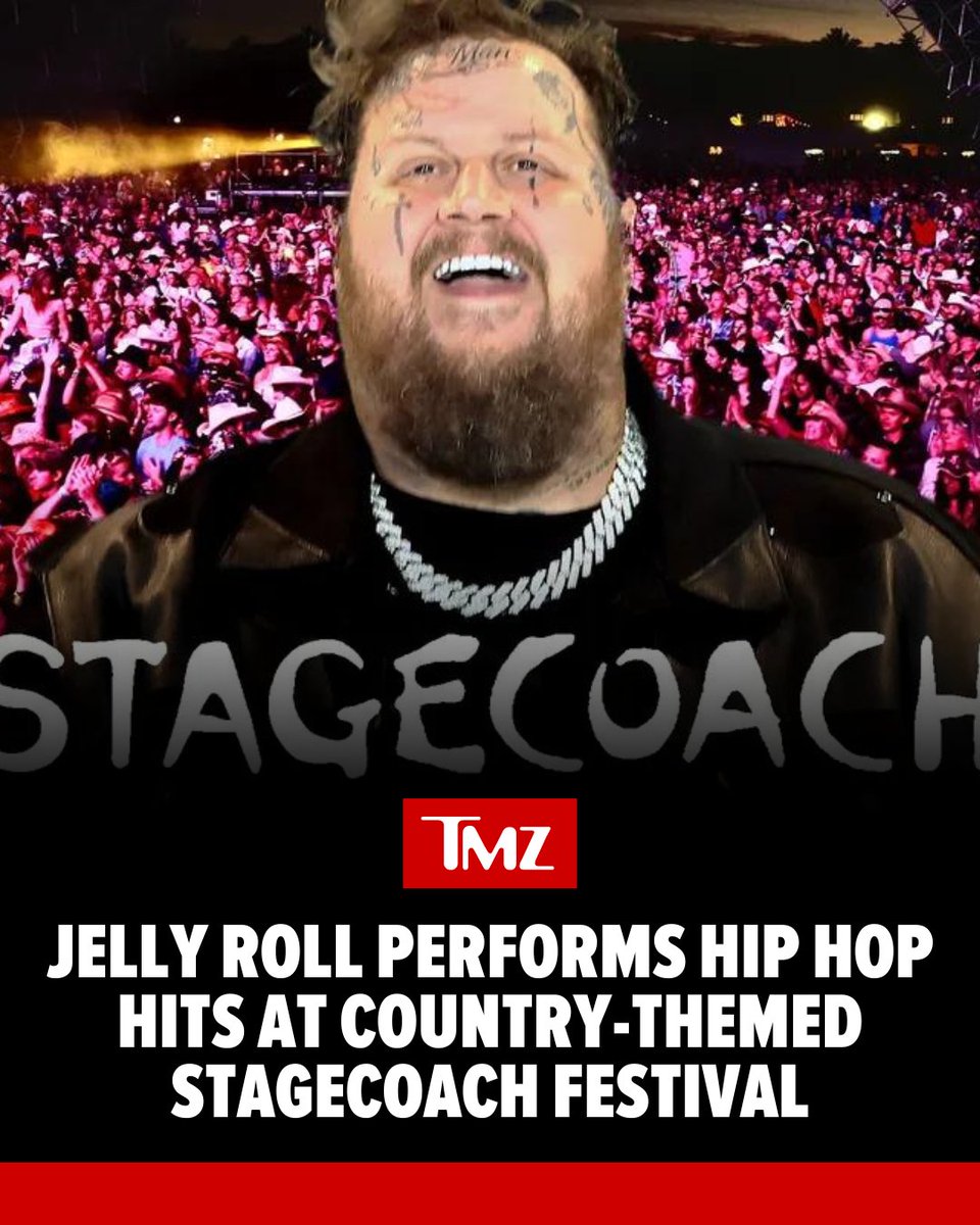 #JellyRoll put a new spin on the country-themed Stagecoach Festival Friday night, cranking out a few rap songs while also bringing out T-Pain to add even more spice to the performance.

Take a look 👉 tmz.me/Ly6ukcY