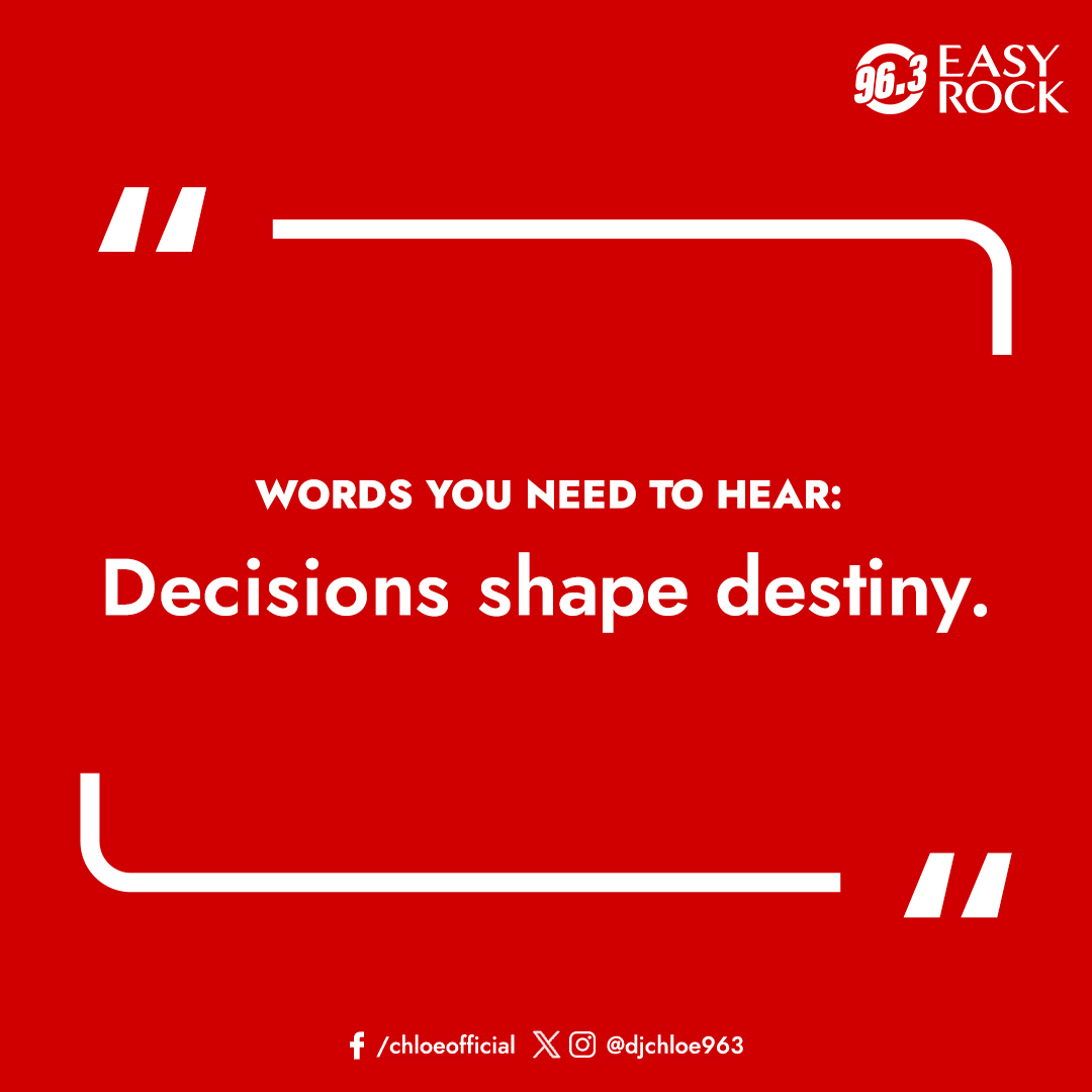 One route is all it takes! Always think twice. 😉 Tune in to #DailyDose ON-AIR and online HERE: easyrock.com.ph