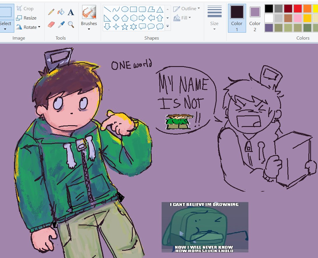 stupid au me and my friend made #eddsworld #hfjone