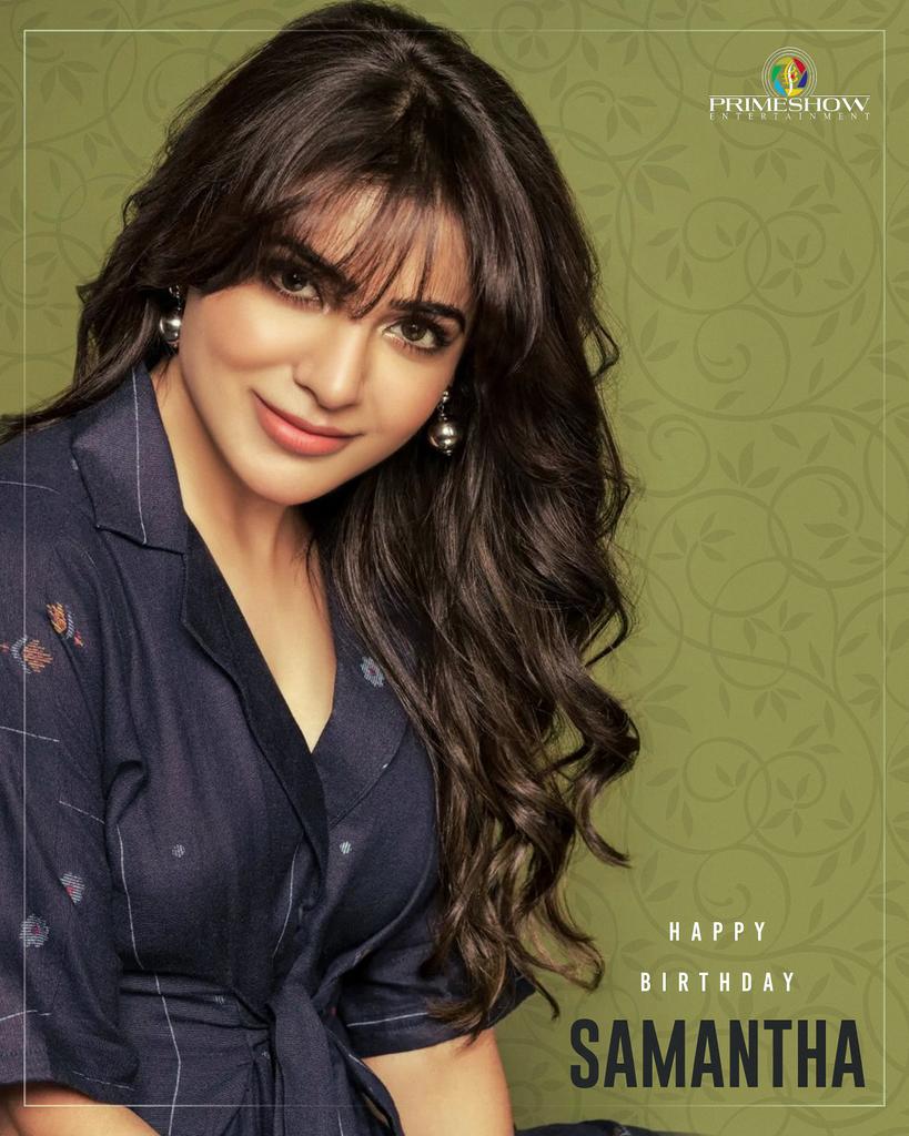 Wishing the most determined and passionate actress, @Samanthaprabhu2, a very happy birthday. Keep shining, superstar! 🤩🎉 #HappyBirthdaySamantha