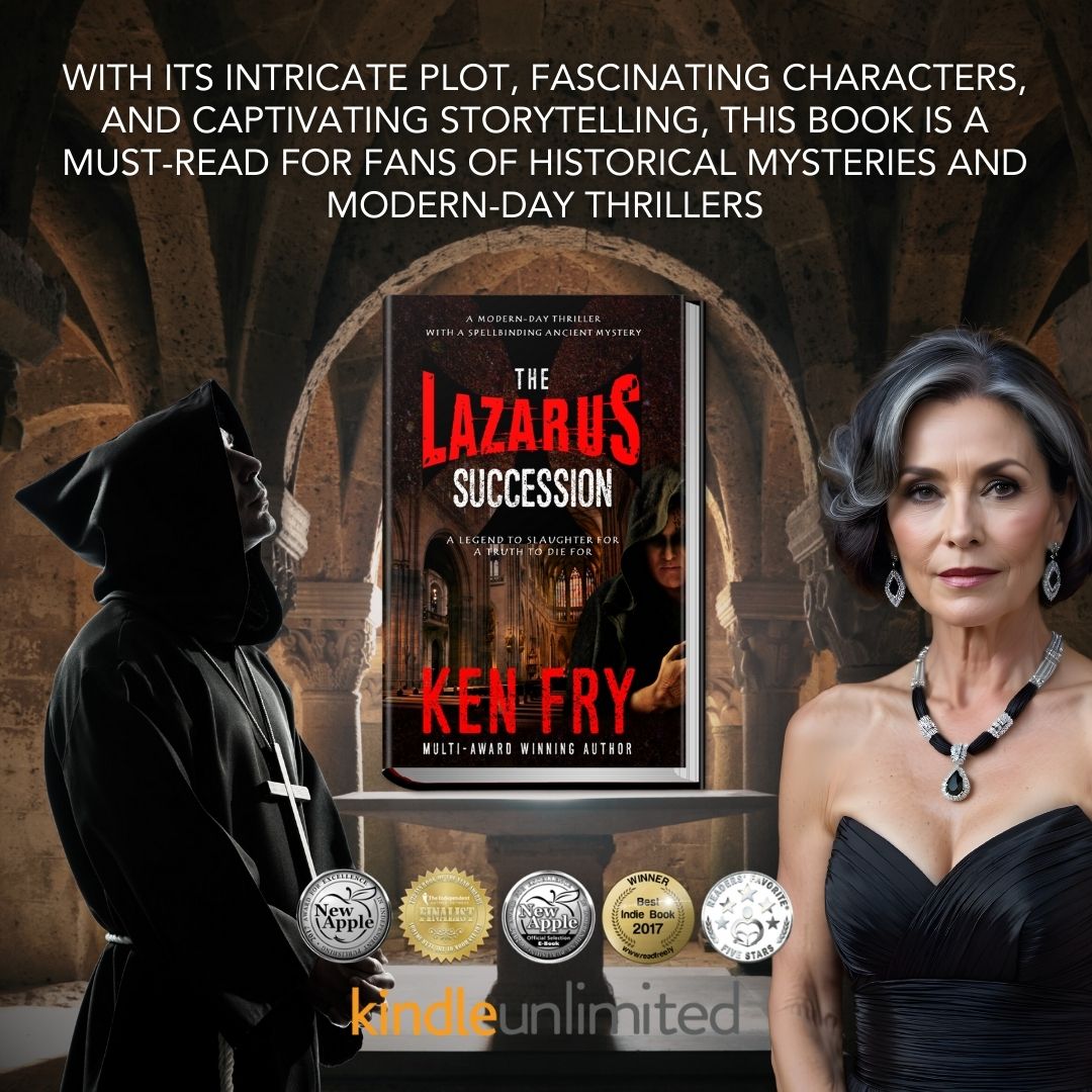 'As a fan of Dan Brown, I was drawn to the covers and descriptions of Mr. Fry’s books. The Lazarus Succession was my first read. I LOVED IT.' 👉 getbook.at/thelazarussucc… #FREE #KIndleunlimited #mustread #suspense #thriller #mystery #amreading #templars #Danbrown #BookBangs