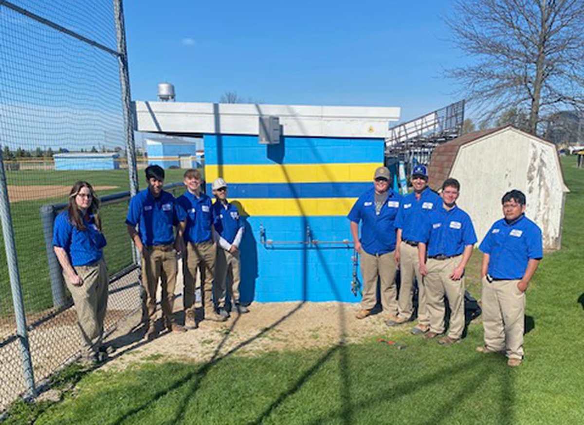 Great work by the FCCC Mechanical Systems & Piping students! They've successfully installed water fountains for the ball fields at Ayersville High School. Way to go, students!