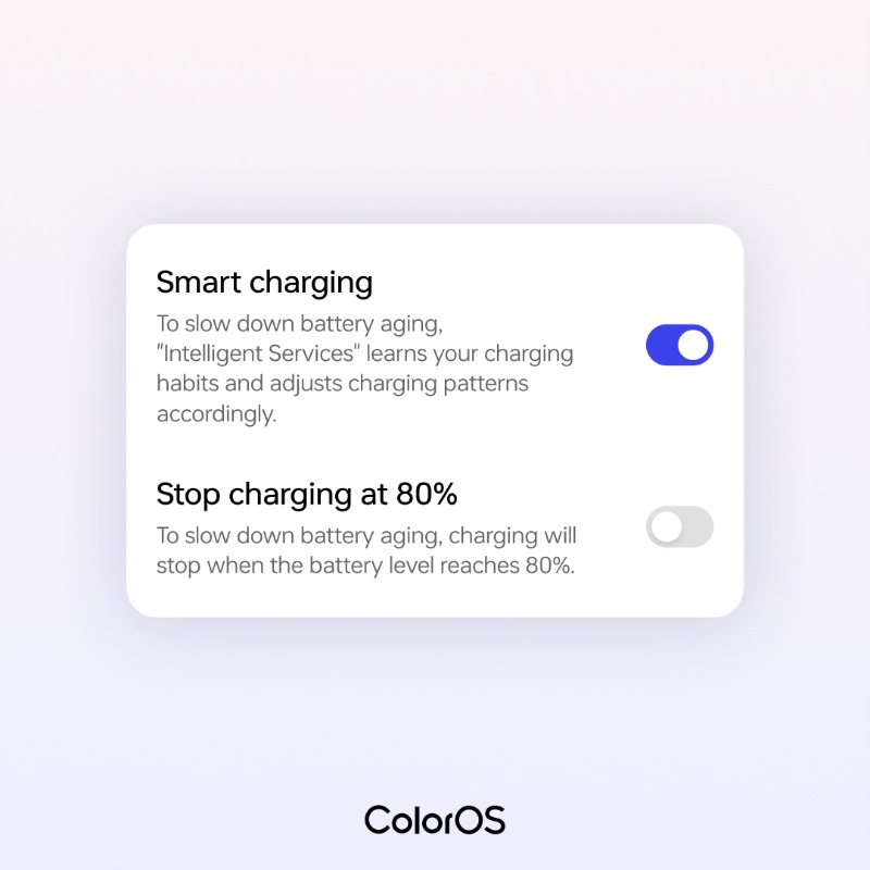 Wanna know how to improve your battery health? 🔋 Settings ➡️ Battery ➡️ Smart Charging #OPPOColorOS14