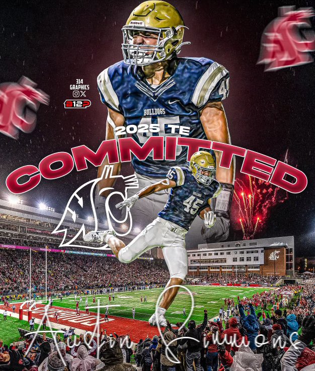 Thank you to everyone who helped me get to this point in my life. I am forever grateful and blessed to announce I have committed to Washington State University!!!! @WhitworthN @CoachDickert #GoCougs #Committed