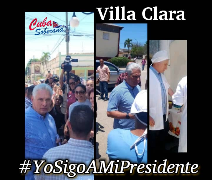 🌠Recorrido por Villa Clara, intercambio con el pueblo y se valora el cumplimiento de las acciones trazadas para avanzar en la economía y el desarrollo social #YoSigoAMiPresidente