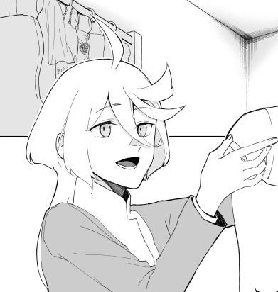 ミさんも短かったり長かったりゆるく結ってたり