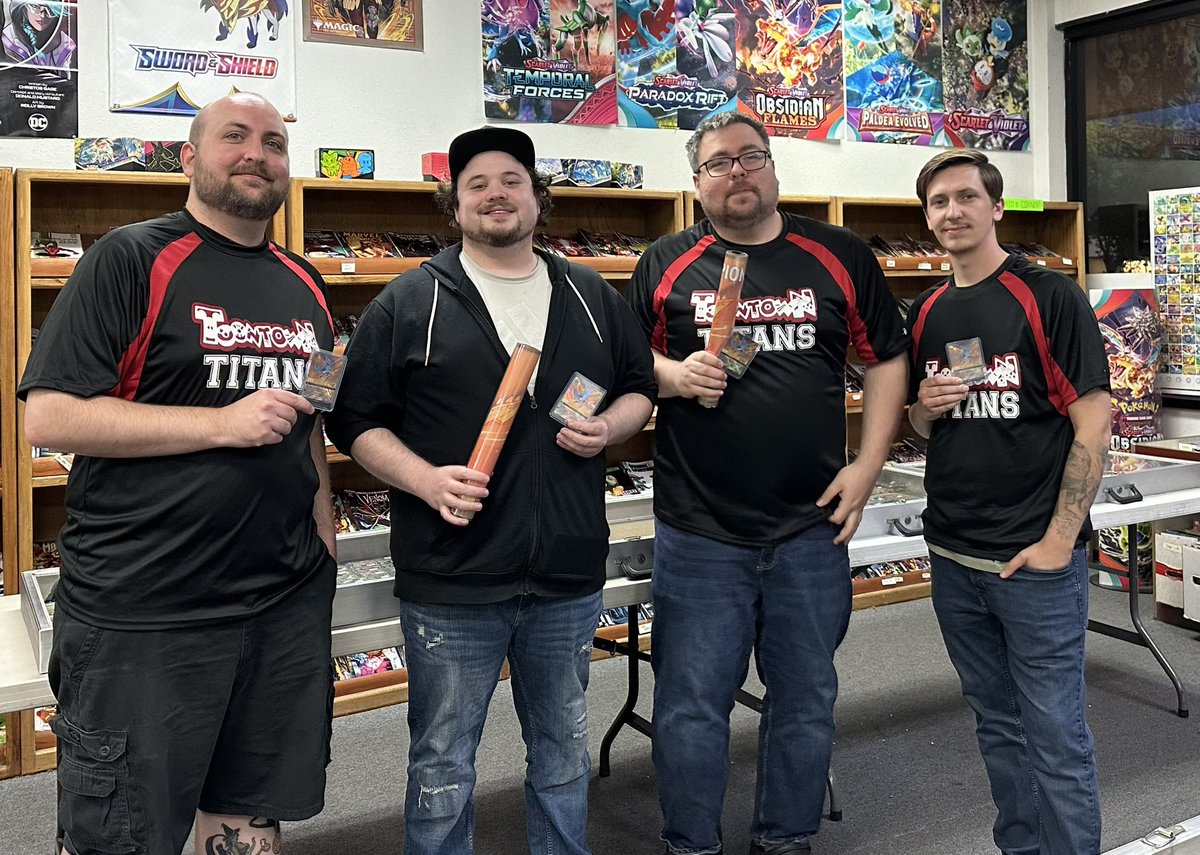 Congrats to the top 4 players in our Into the Inklands Championship- stitch tournament! Thanks to everyone who played in the event! #lorcana #stitch #elkgrove