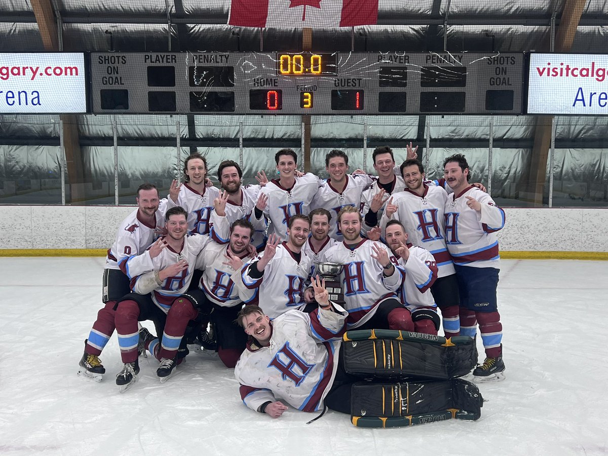 The Hoodrats are your WHCL winter 2023-24 Presidents division champions