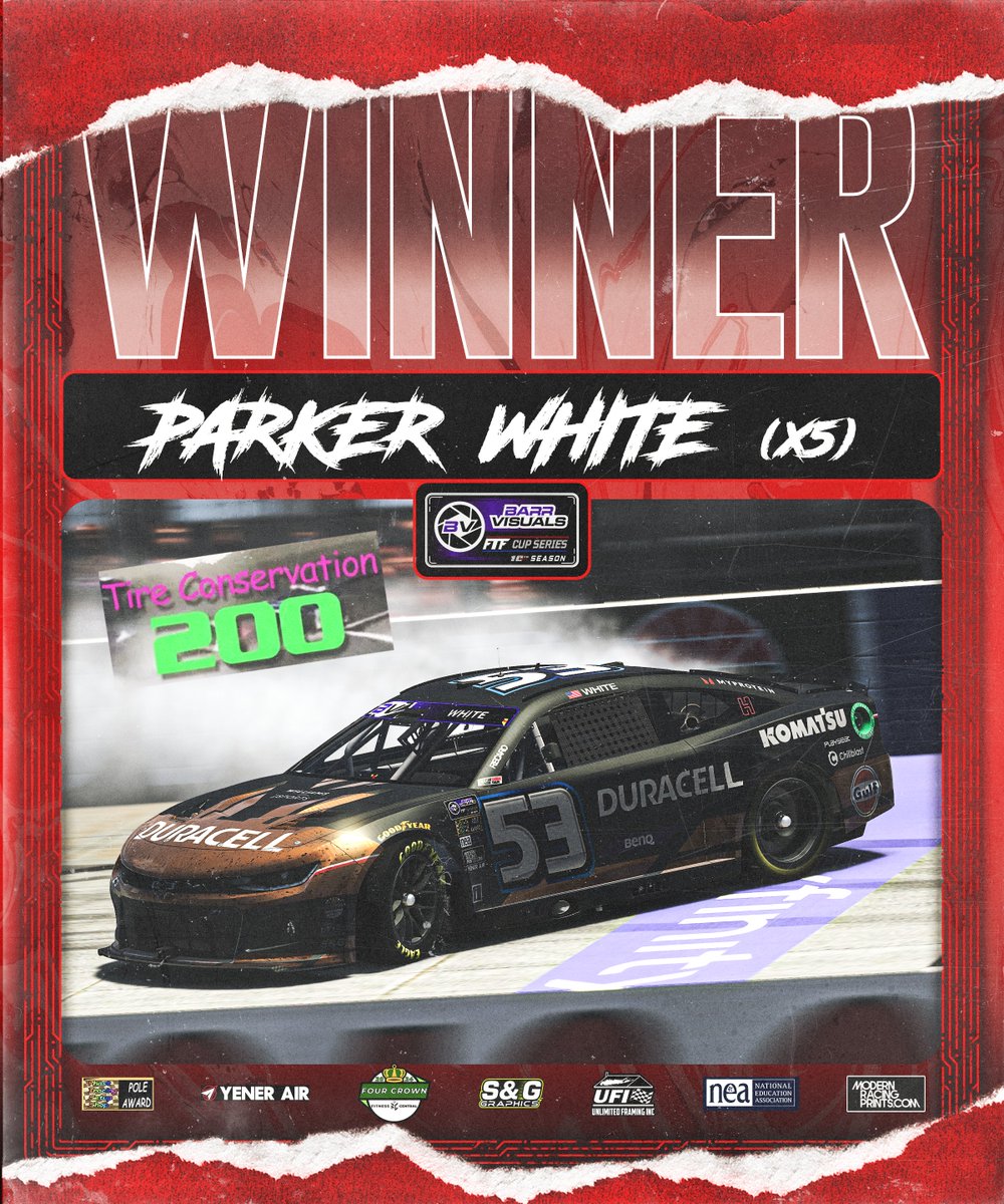 It wasn't his easiest win of the season, but for the fifth time in 2024, @ParkerW95 is your winner, this time at Dover!