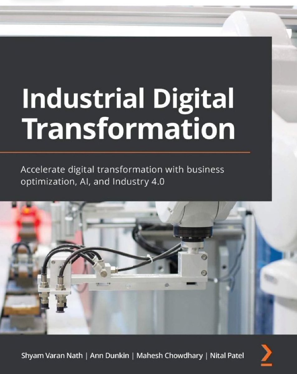 Industrial #DigitalTransformation — Accelerate digital transformation with business optimization, #AI, and Industry 4.0: amzn.to/3mDVSow
———
#IoT #IIoT #Industry40 #BigData #DataScience #MachineLearning #EdgeAI #AIoT #EdgeComputing #Edge #DigitalTwins @IoTchannel @IoTslam