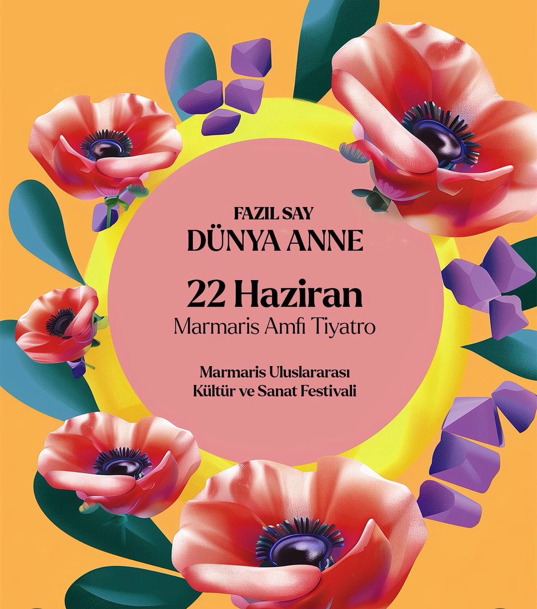 Marmaris Festivalinde 22 Haziran’da buluşmak üzere. “Dünya Anne” şarkıları. @fazilsayofficial @serenadbagcan @yektakopan @feritodman @volkanhursever