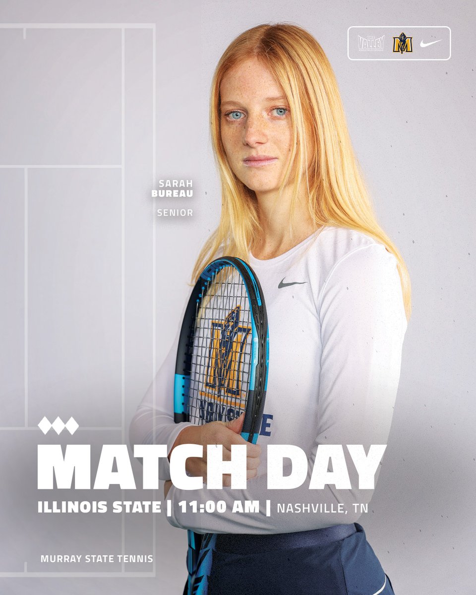 𝑪𝑯𝑨𝑴𝑷𝑰𝑶𝑵𝑺𝑯𝑰𝑷 𝑺𝑼𝑵𝑫𝑨𝒀 👏 🆚 Illinois State ⏰ 11 a.m. 📍 Beaman Family Tennis Complex 📊 bit.ly/49VcQqq #GoRacers🏇